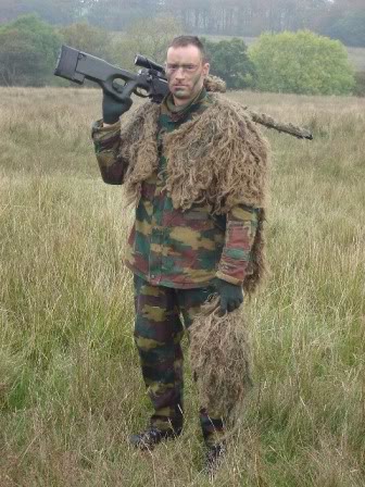 Снайпер армейского спецназа Бельгии 